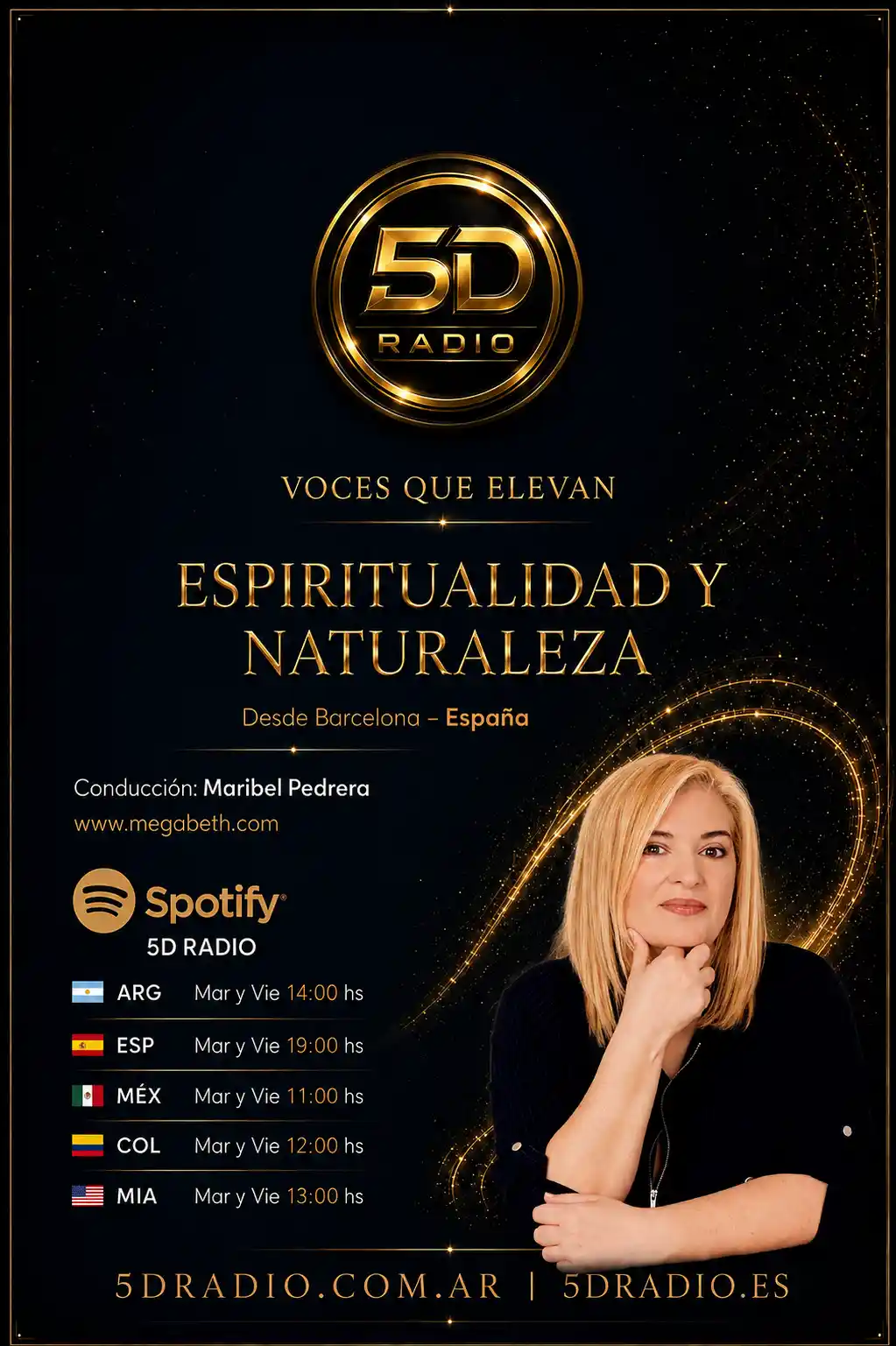 Espiritualidad y Naturaleza, programa conducido por Maribel Pedrera desde Barcelona, España - 5D Radio